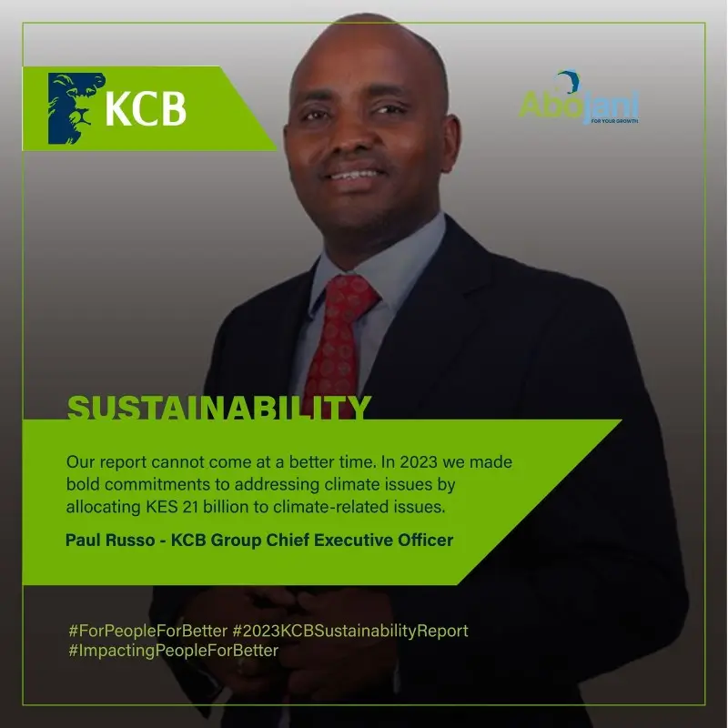 KCB Group Sustainability Report - 21 Billion Investement 2023