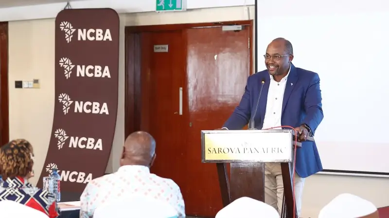 Tirus Mwithiga - NCBA Group Director, Retail Banking speaking at the Daring Returnees' Forum - Chams Media