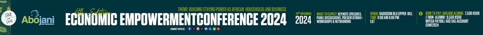 Abojani 4th Economic Empowerment Conference 23rd November 2024