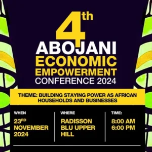 Here it is The Fourth 4th Annual Abojani Economic Empowerment Conference 2024 Non Alumni