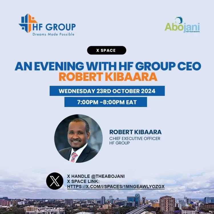 Highlight of the week for us was the X-Space that we held with HFC Group CEO, Robert Kibaara who shared his nuggets of wisdom on career choices