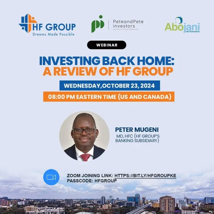 We also had a session for Diaspora on “Investing Back Home”