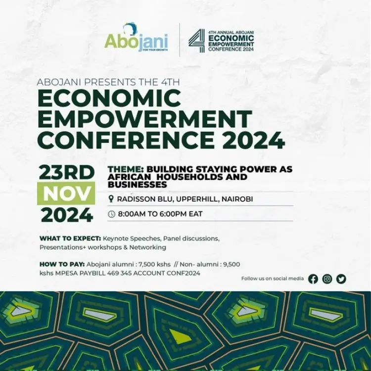 Kenyans continue to prepare for the 4th Abojani Economic Empowerment Conference that is scheduled for 23rd November 2024