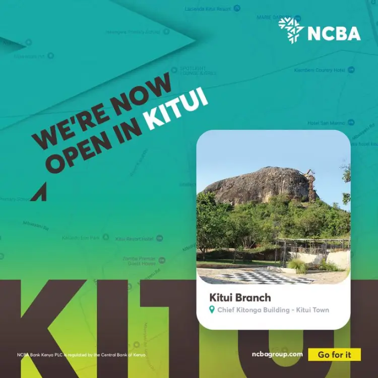 NCBA strengthened its regional presence with the official opening of a new branch in Kitui - We are Open