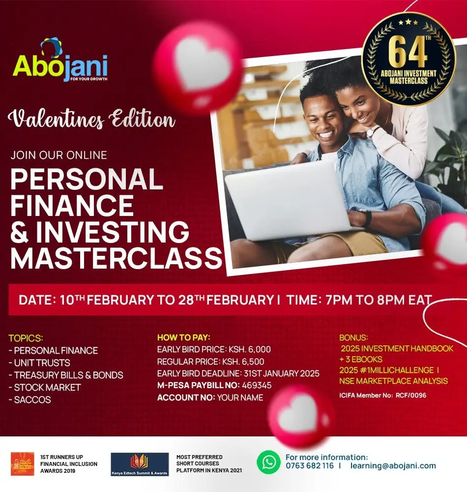 And finally, our 64th Abojani Masterclass, the Valentine’s Edition, is scheduled for February 2025, beginning on the 10th