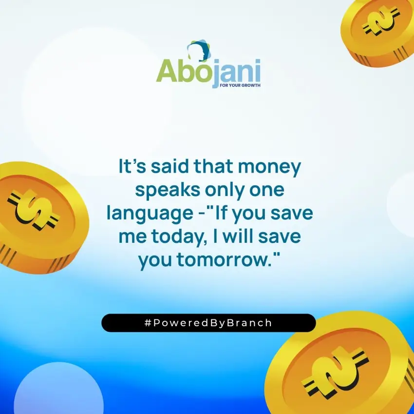 It's said that money speaks only one language - Powered by Branch