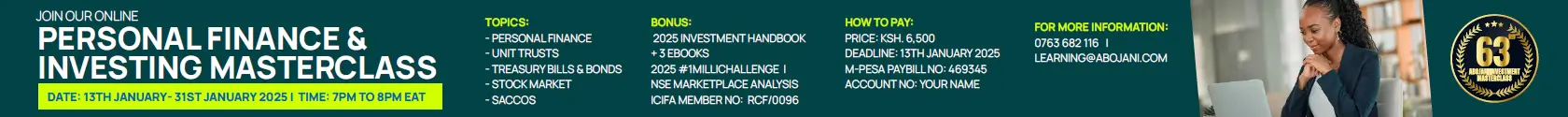 Join Our Online Personal Finance and Investing Masterclass January 2025