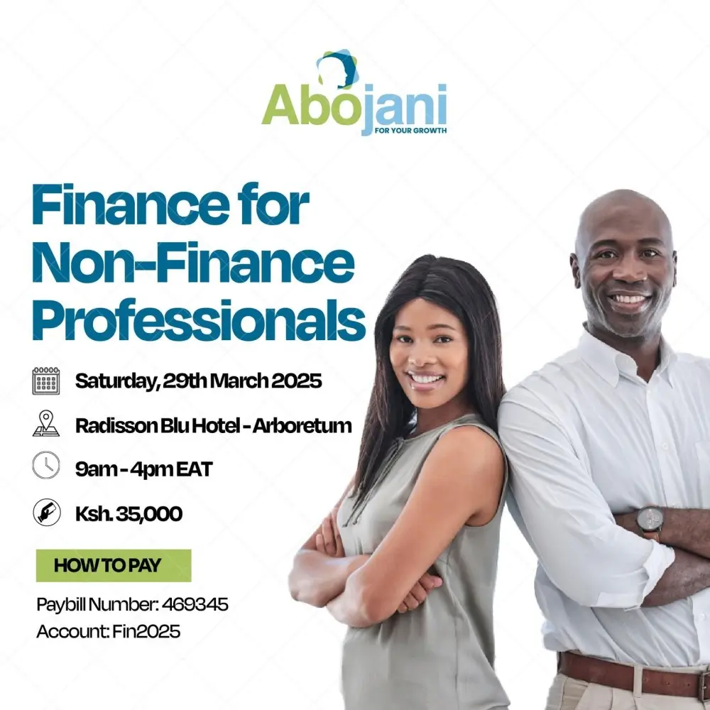 Finance for Non Finance Professionals Workshop - 29th March 2025 Abojani