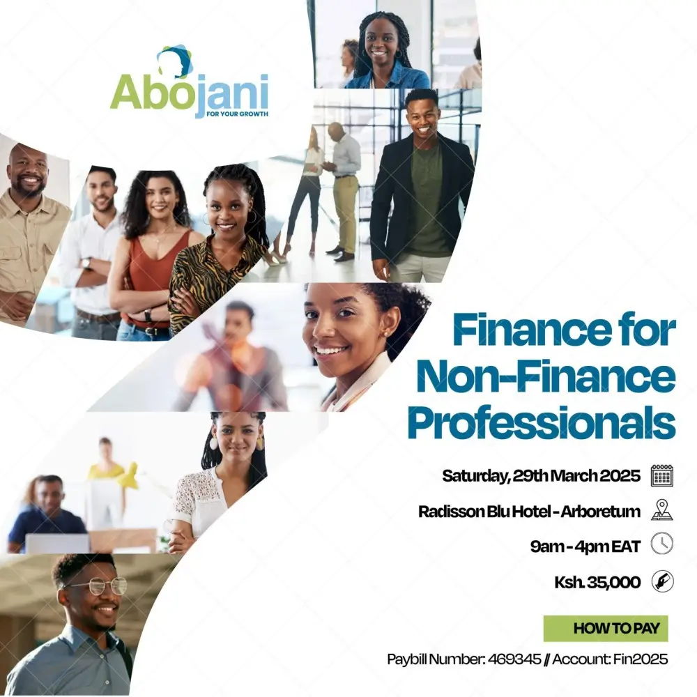 Finance for Non Finance Professionals Workshop - This March 2025 Abojani