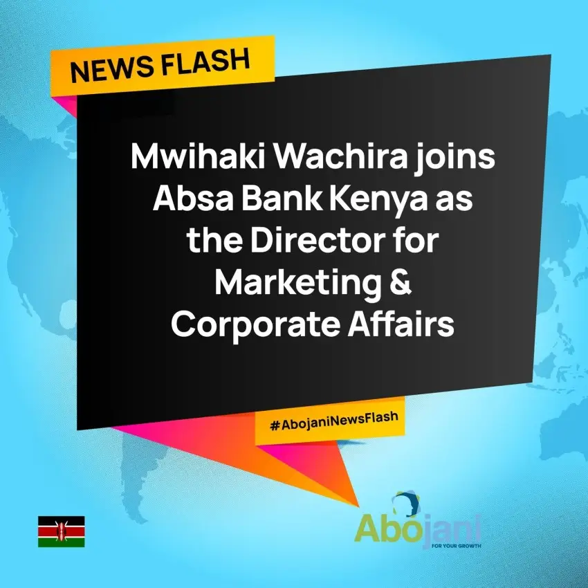 Mwihaki Wachira has joined Absa Bank Kenya as the Director for Marketing & Corporate Affairs.